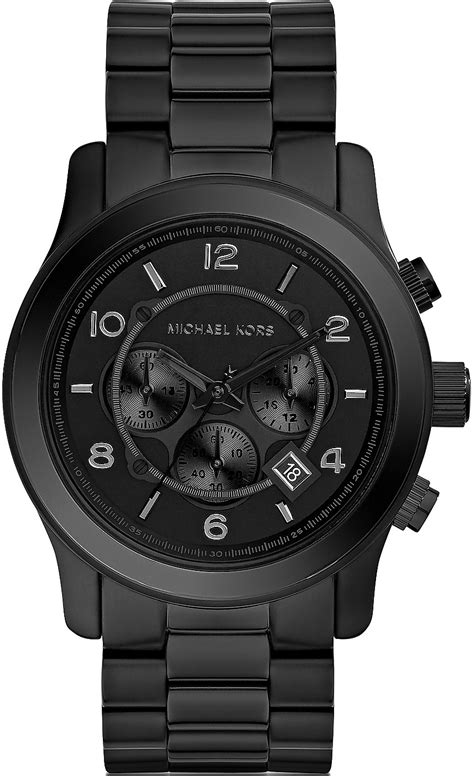 black friday michael kors mens watches|Michael Kors black dial watch.